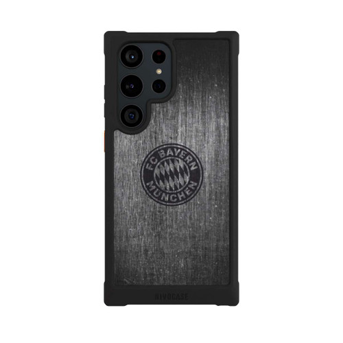 Samsung Galaxy S23 Ultra NIVOmax Metalllook FCB Logo einfarbig