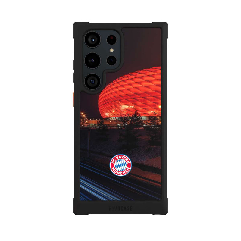 Galaxy S23 Ultra NIVOmax Allianz Arena bei Nacht FCB