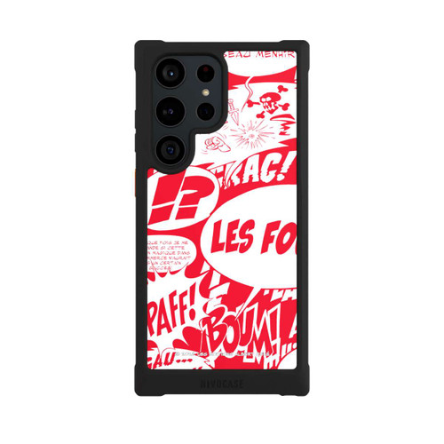 Samsung Galaxy S23 Ultra NIVOmax Sprechblasen Asterix Rot