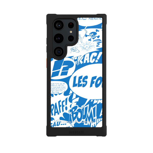 Samsung Galaxy S23 Ultra NIVOmax Sprechblasen Asterix Blau