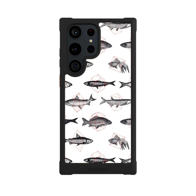 Galaxy S23 Ultra NIVOmax Poissons en géométrie