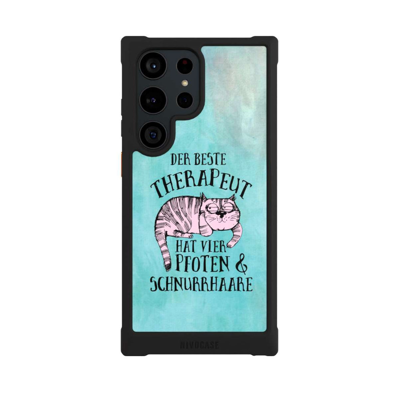 Galaxy S23 Ultra NIVOmax Katze Therapeut