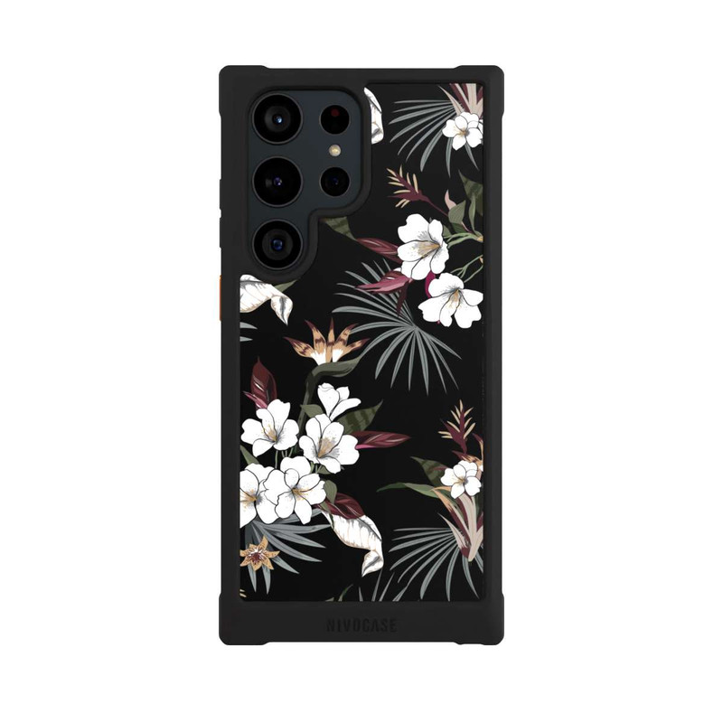 Galaxy S23 Ultra NIVOmax Flowers Black