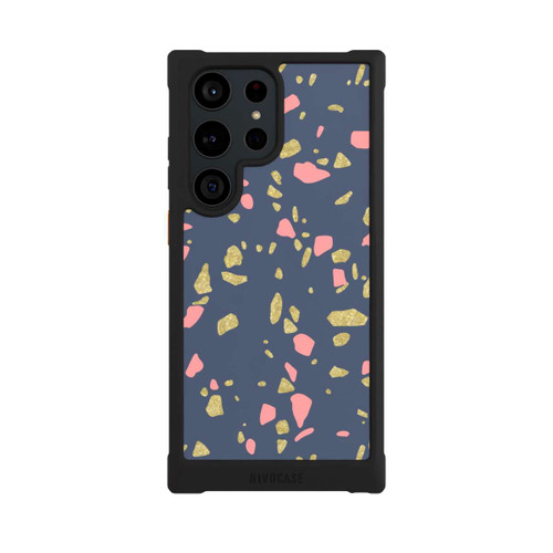 Samsung Galaxy S23 Ultra NIVOmax Terazzo Gold-Optik
