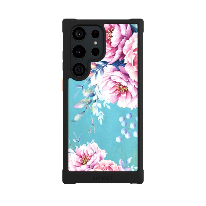 Galaxy S23 Ultra NIVOmax Fleur aquarelle 2