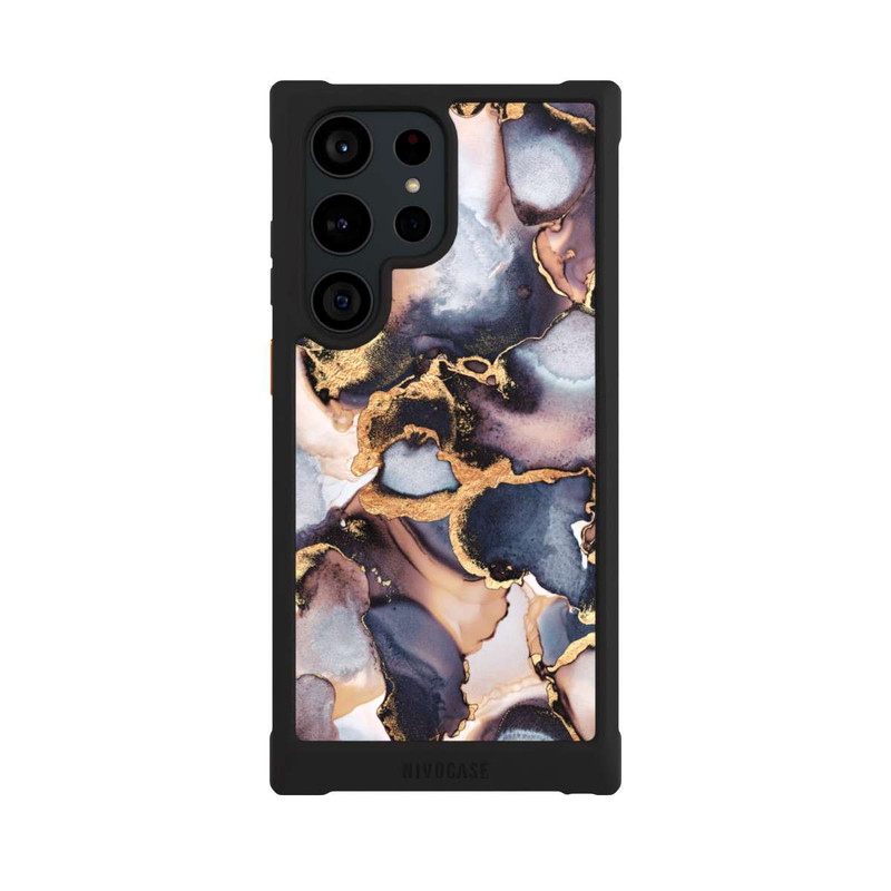 Galaxy S23 Ultra NIVOmax Impression Dreamy Ink Gris Or