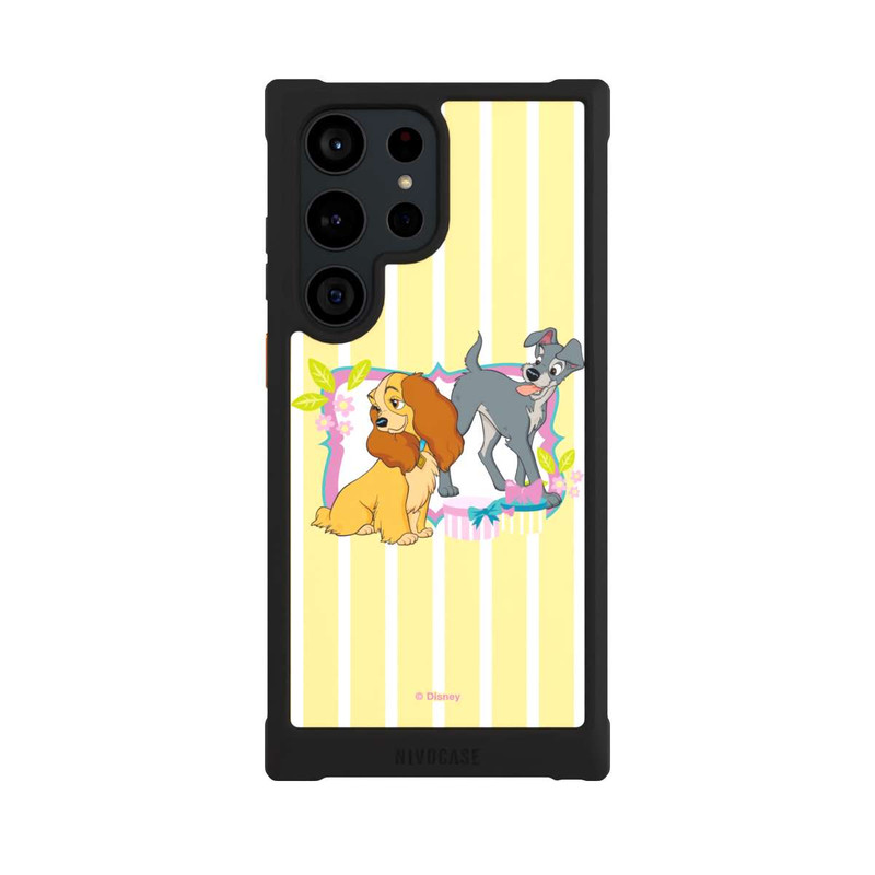 Galaxy S23 Ultra NIVOmax Lady And The Tramp Frame yellow