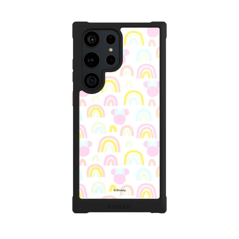 Galaxy S23 Ultra NIVOmax Minnie Motif arc-en-ciel