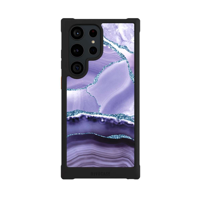 Galaxy S23 Ultra NIVOmax Marbre Lilas