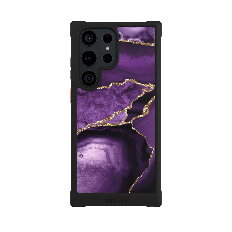 Galaxy S23 Ultra NIVOmax Marbre Violet Paysage