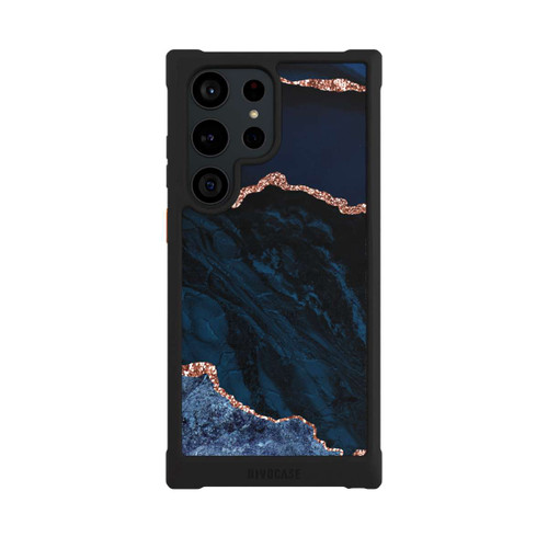 Samsung Galaxy S23 Ultra NIVOmax Nacht Blau Marmor Landschaft