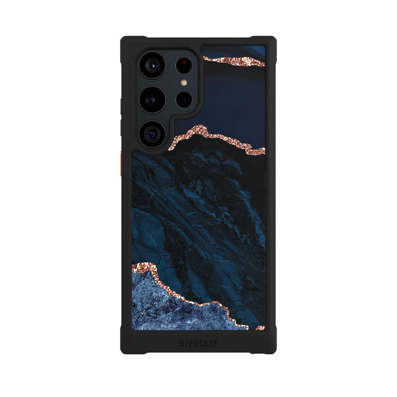 Galaxy S23 Ultra NIVOmax Nacht Blau Marmor Landschaft