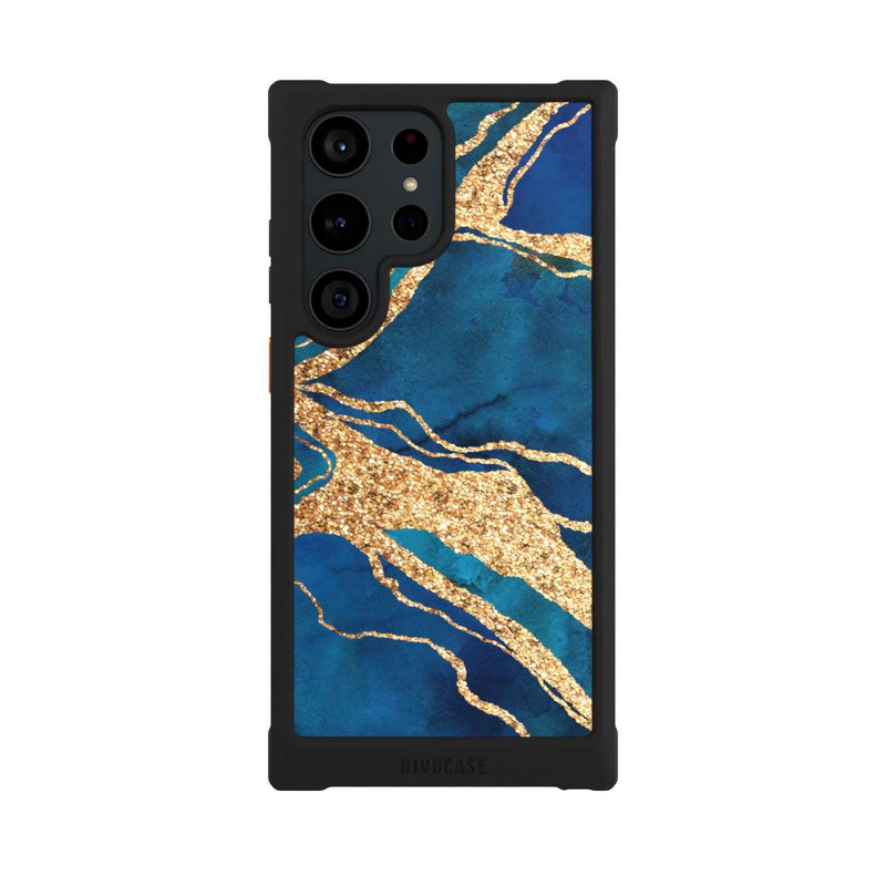 Galaxy S23 Ultra NIVOmax Gemstone Blue Gold
