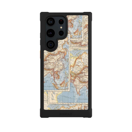 Samsung Galaxy S23 Ultra NIVOmax World Map Vintage