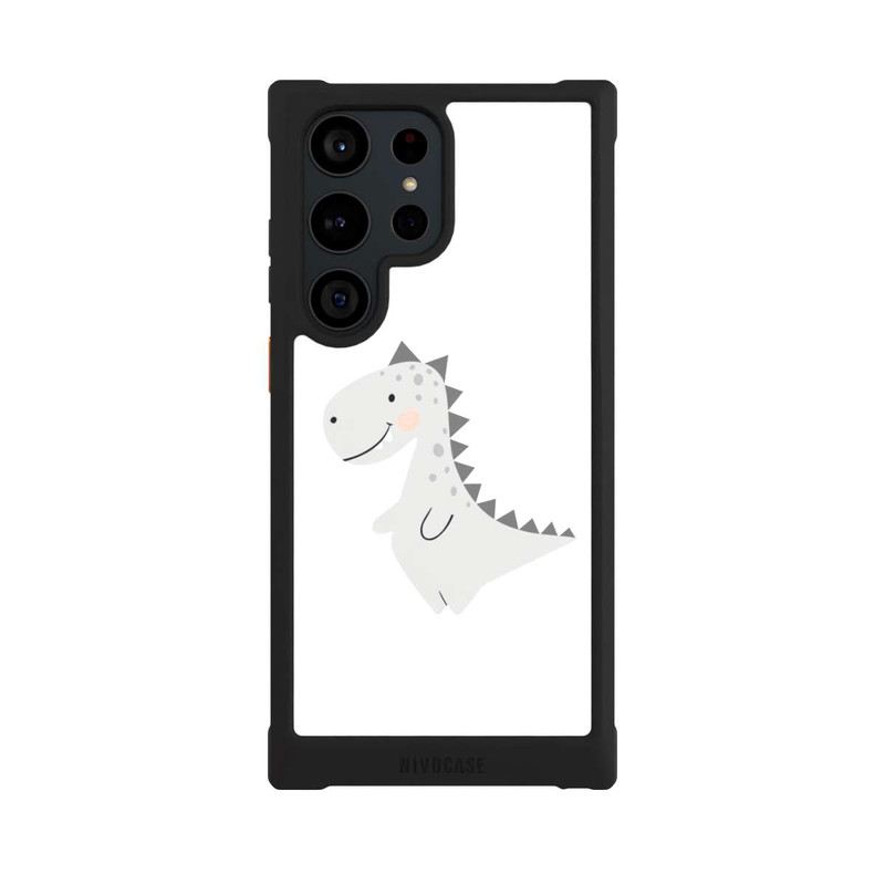 Galaxy S23 Ultra NIVOmax Grauer Dino