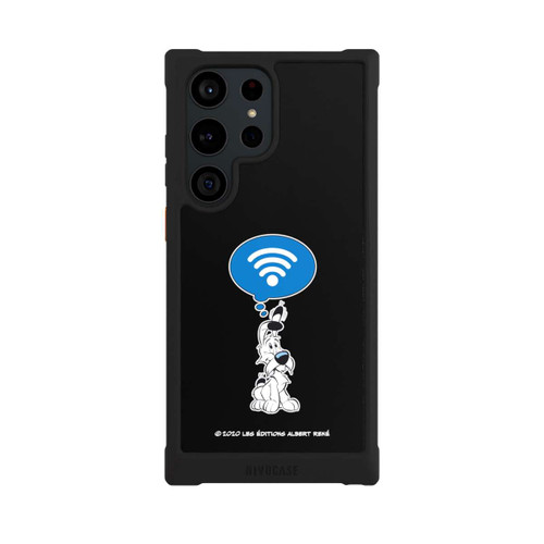 Samsung Galaxy S23 Ultra NIVOmax Idefix W-LAN - Schwarz Hintergrund