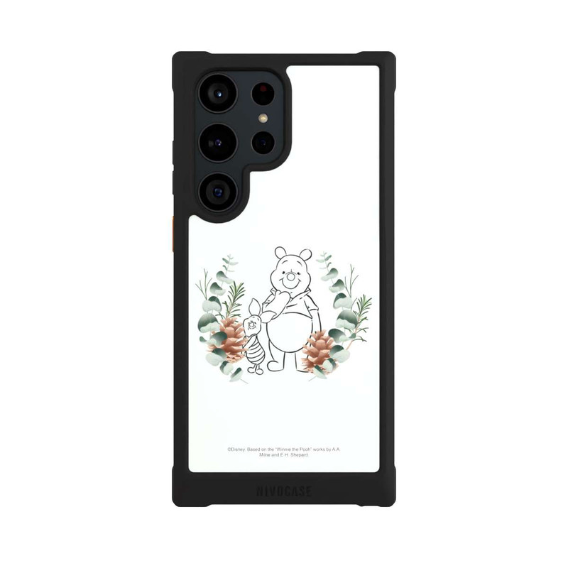 Galaxy S23 Ultra NIVOmax Green Love Pooh and Piglet