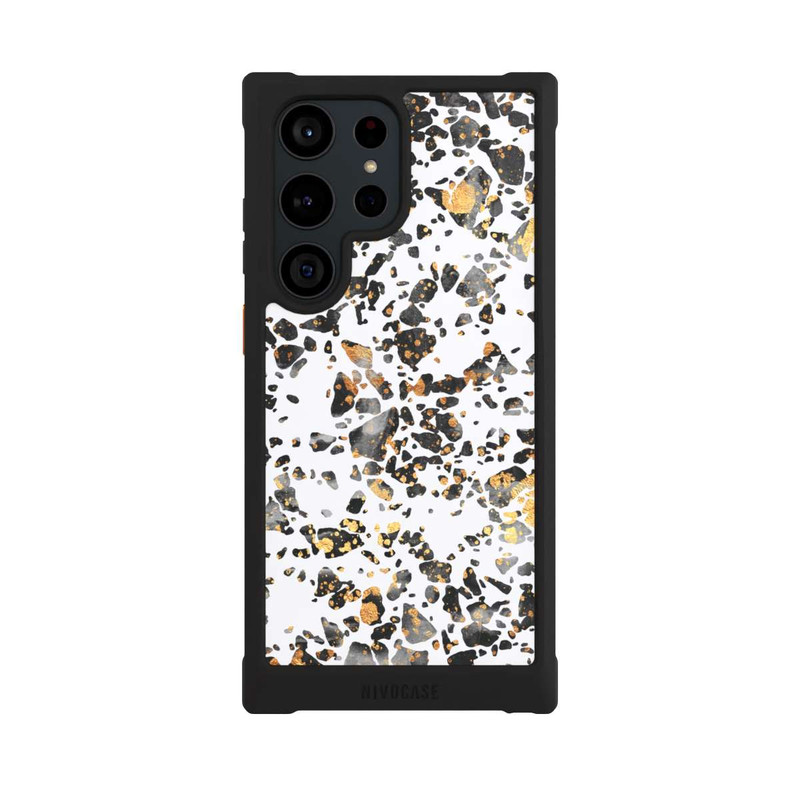 Galaxy S23 Ultra NIVOmax Gold Speckled Terrazzo