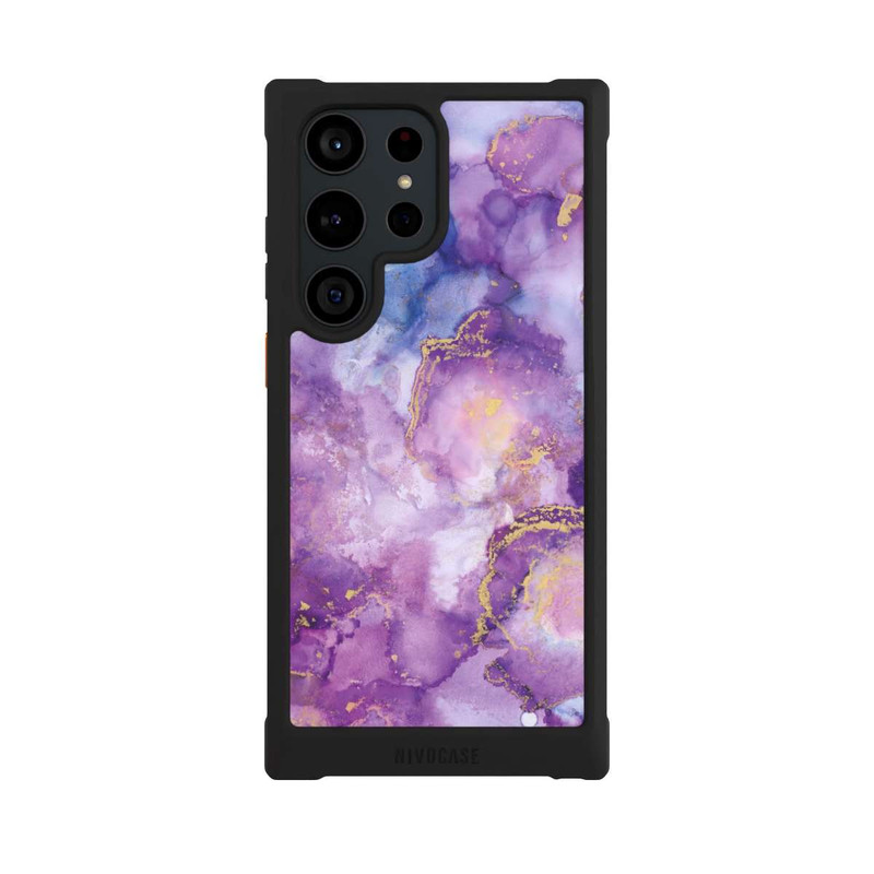 Galaxy S23 Ultra NIVOmax Encre tourbillonnante violette