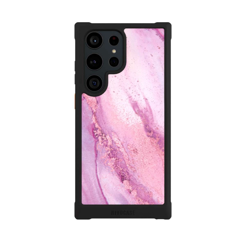 Galaxy S23 Ultra NIVOmax Encre murale en marbre violet
