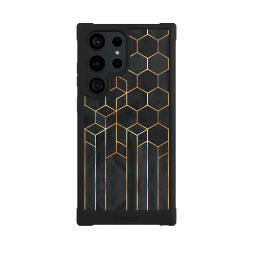 Samsung Galaxy S23 Ultra NIVOmax Schwarze Sechsecke
