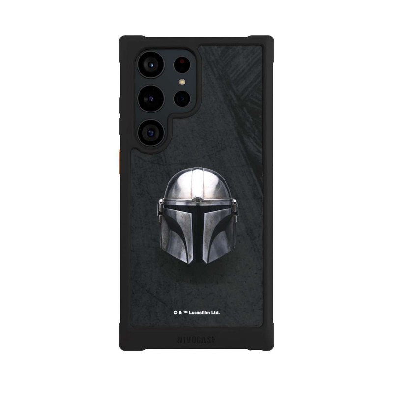 Galaxy S23 Ultra NIVOmax Schwarzer Mandalorianer Helm