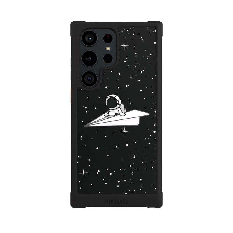 Galaxy S23 Ultra NIVOmax Astronaut Paper Plane Comic