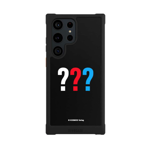 Samsung Galaxy S23 Ultra NIVOmax Drei Fragezeichen Logo