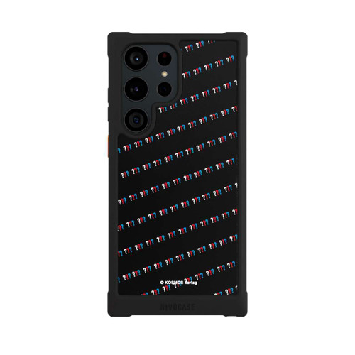Samsung Galaxy S23 Ultra NIVOmax Drei Fragezeichen Muster Schräg