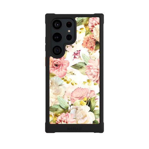 Samsung Galaxy S23 Ultra NIVOmax Flower Frame Peonies beige