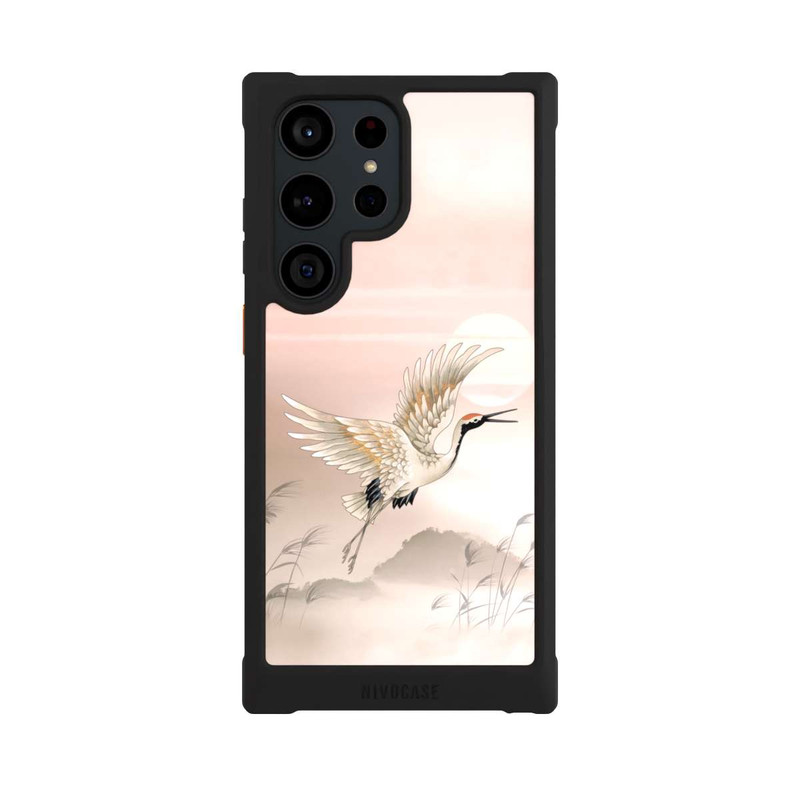 Galaxy S23 Ultra NIVOmax Fliegender Kranich