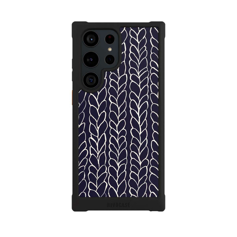 Galaxy S23 Ultra NIVOmax Tresses En Laine Dessins Marine