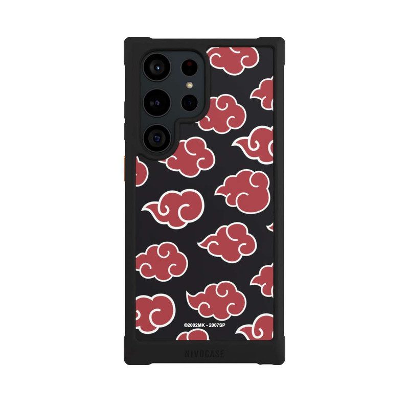 Galaxy S23 Ultra NIVOmax Akatsuki Pattern Noir Big