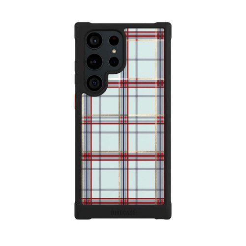 Samsung Galaxy S23 Ultra NIVOmax Tartan Blau