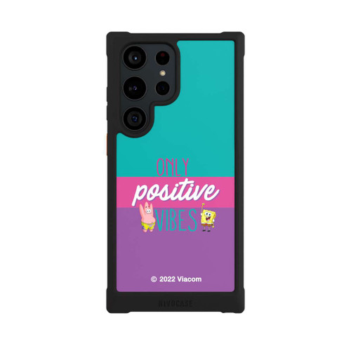 Samsung Galaxy S23 Ultra NIVOmax  Spongebob - Only Positive Vibes