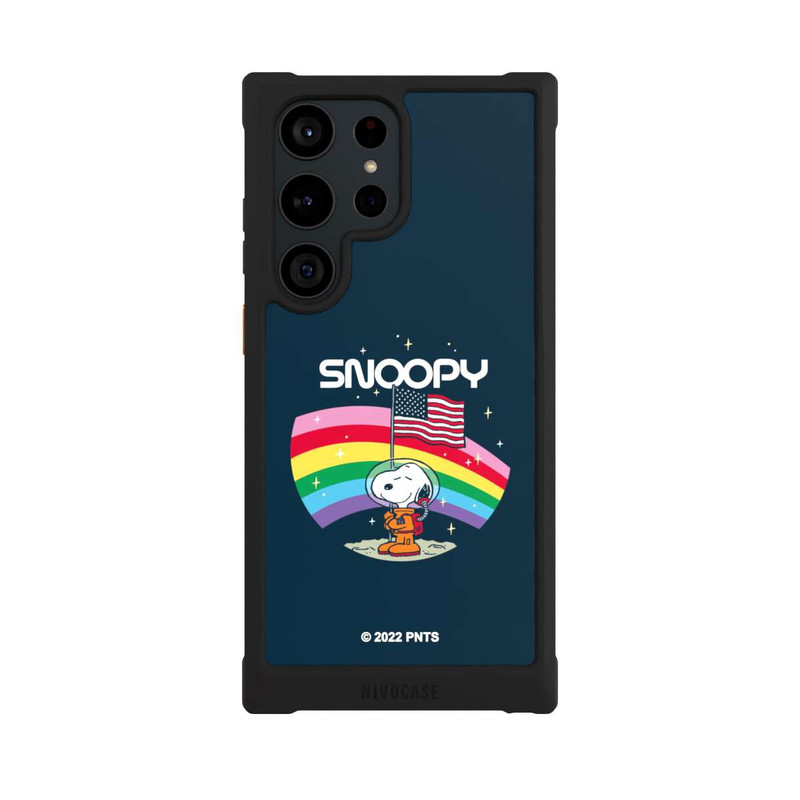 Galaxy S23 Ultra NIVOmax Snoopy Space Traveller Rainbow