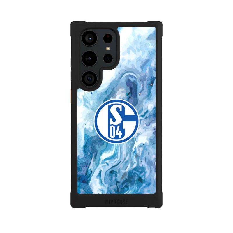 Galaxy S23 Ultra NIVOmax Schalke 04 Flüssig Blau