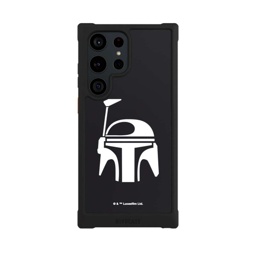 Samsung Galaxy S23 Ultra NIVOmax Boba Fett Helm Schwarz