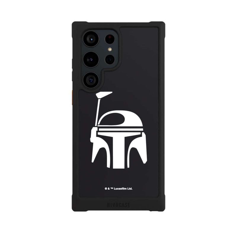 Galaxy S23 Ultra NIVOmax Boba Fett Helm Schwarz