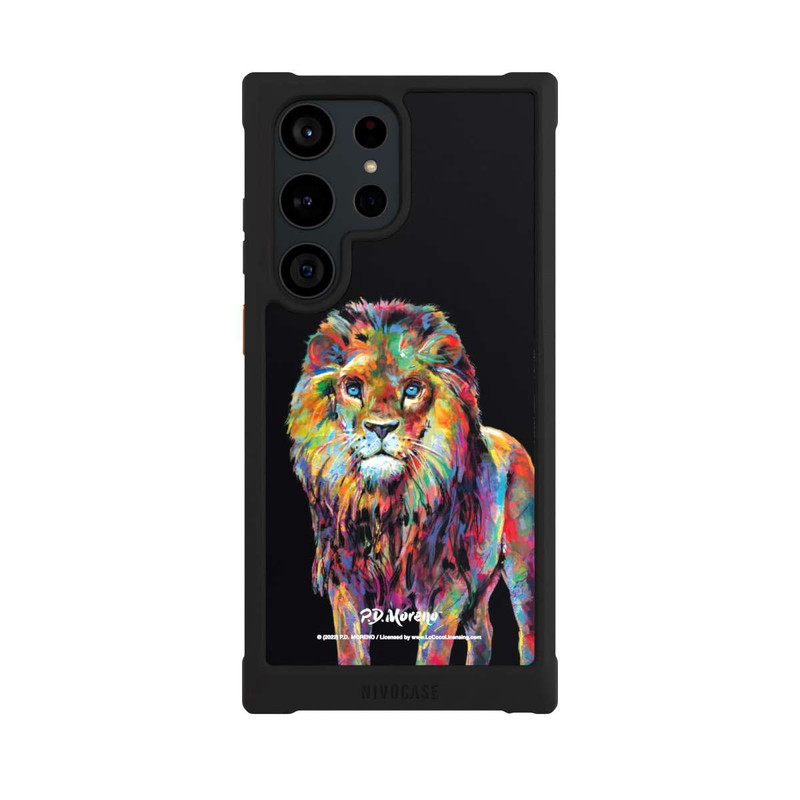 Galaxy S23 Ultra NIVOmax Lion Colorful Art By P.D. Moreno