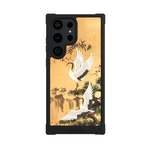 Samsung Galaxy S23 Ultra NIVOmax Cranes Gold Japan 2