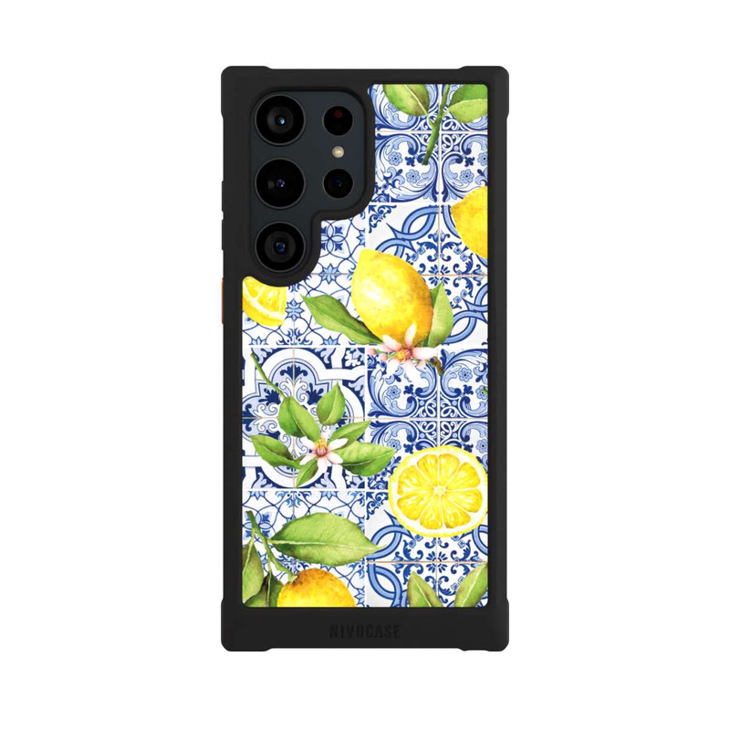 Galaxy S23 Ultra NIVOmax Greek Lemon Pattern Amalfi Coast