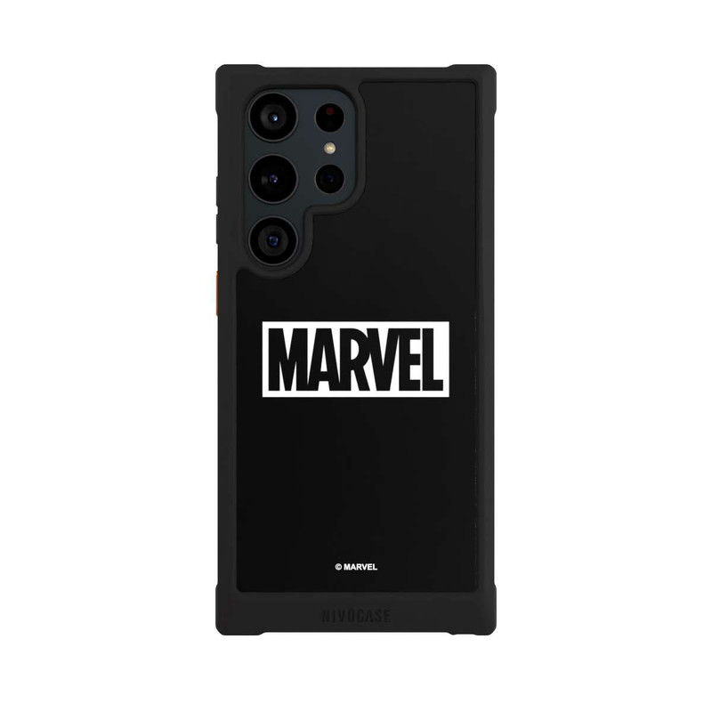 Galaxy S23 Ultra NIVOmax Marvel Logo Black