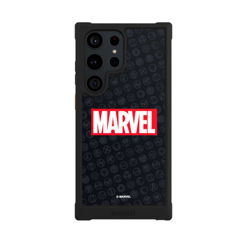 Samsung Galaxy S23 Ultra NIVOmax Marvel Logo Black Red