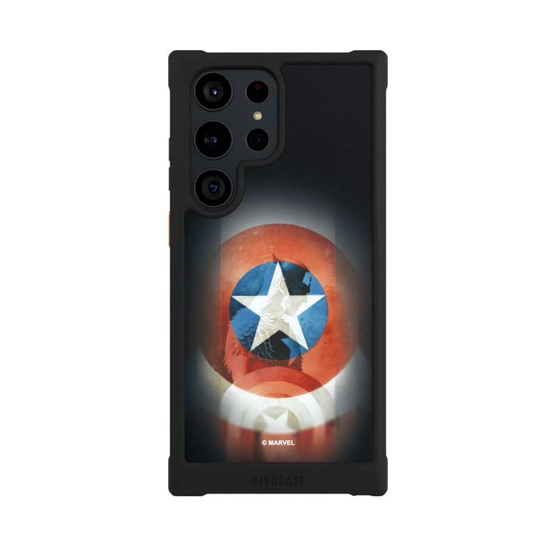 Galaxy S23 Ultra NIVOmax Captain America Shield