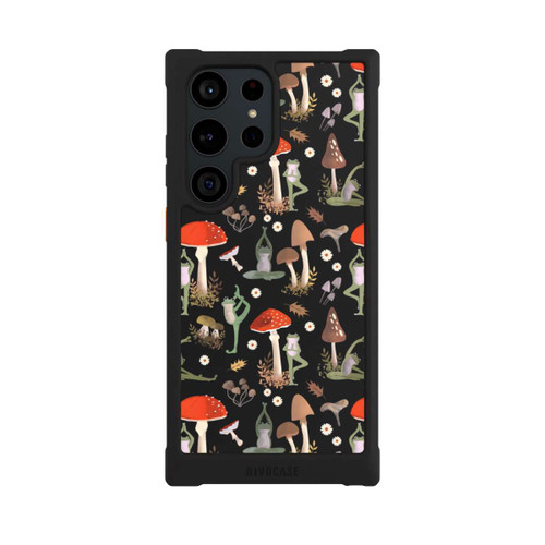 Samsung Galaxy S23 Ultra NIVOmax Yoga-Frösche mit Pilzen