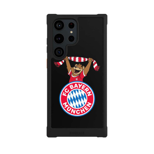 Samsung Galaxy S23 Ultra NIVOmax Bernie Jubel mit Schal Schwarz