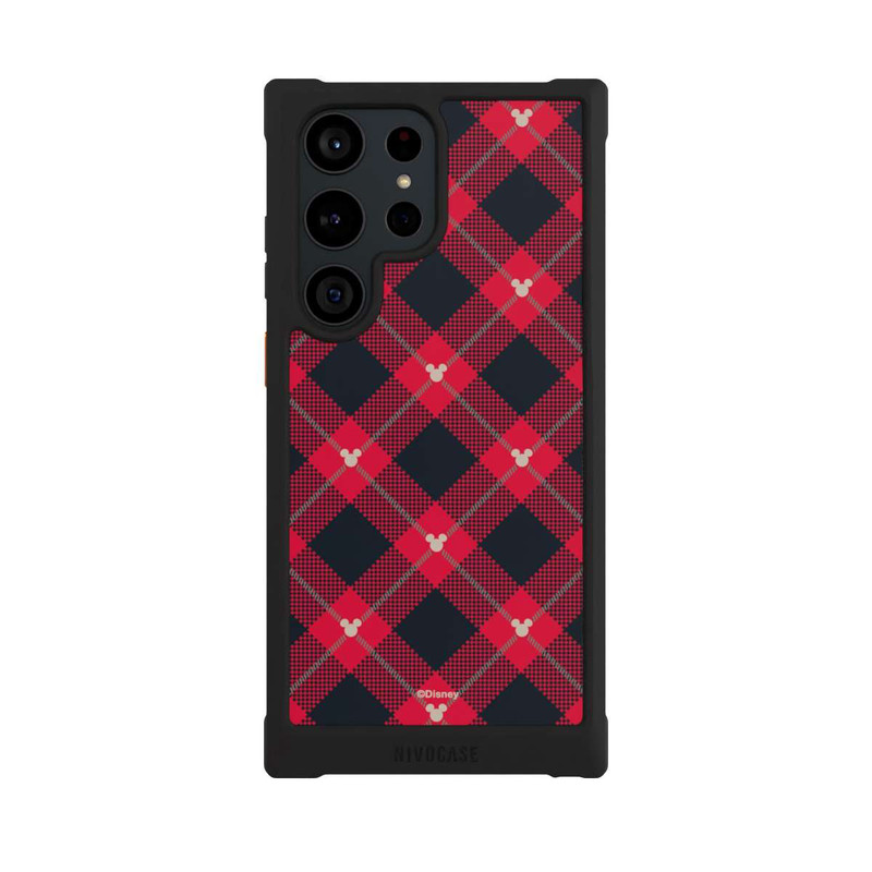 Galaxy S23 Ultra NIVOmax Mickey Weihnachtsmuster Rot