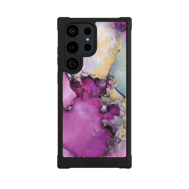 Galaxy S23 Ultra NIVOmax Alcohol Ink Art Pink