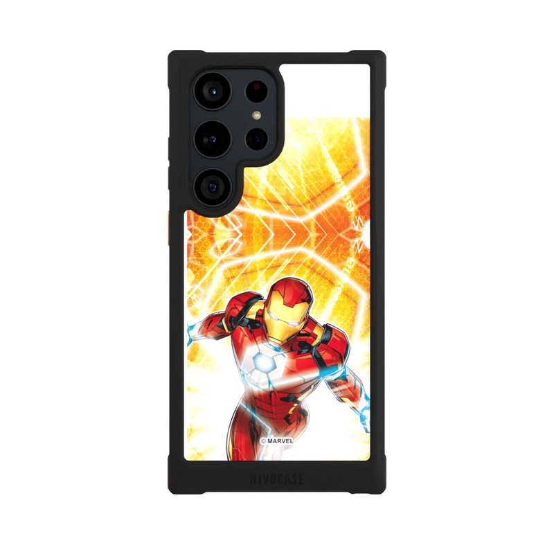 Galaxy S23 Ultra NIVOmax Iron Man on Fire